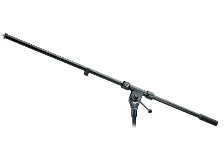 K&M 21100 Mikrofonbom, sort, fast 